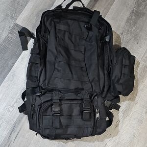 Unbranded Tactical Black Men's Backpack - Durable Everyday Carry